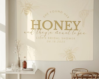 She Found Her Honey Bridal Shower Banner | Meant to Bee Bridal Shower Welcome Sign | Bee Bridal Shower Decorations