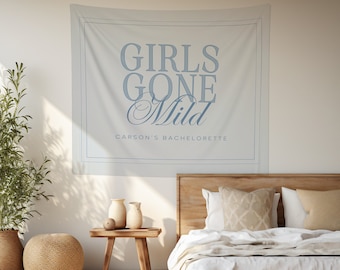 Girls Gone Mild Bachelorette Party Banner | Sleepover Bachelorette | Pajama Party Bachelorette | Girls Gone Mild Bachelorette Decorations