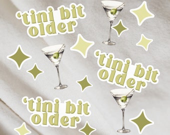 Tini Bit Older Confetti | Tini Bit Older Decorations | Dirty Martini Birthday Decorations Tini Bit Tipsy Birthday Decor (70 Pieces)