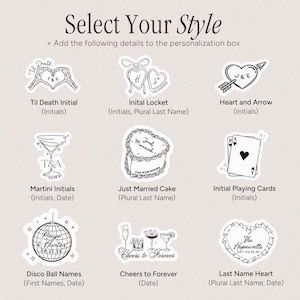 Whimsical Wedding Temporary Tattoos | Wedding Temporary Tattoo Station | Custom Temporary Tattoos for Wedding