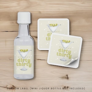 Étiquettes de jeu de tir pour trente anniversaires sales | Cadeaux 30e anniversaire | Étiquettes personnalisées pour tireur 30e anniversaire | Mini étiquettes pour bouteilles d'alcool