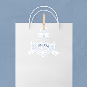 Étiquettes cadeaux "La dernière voile avant le voile" | Faveurs d'enterrement de vie de jeune fille ou de garçon | Décor de célibataire nautique