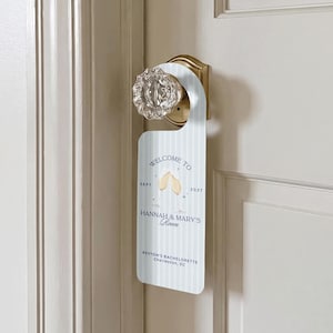 Decorazioni per la porta di addio al nubilato "Ultimo brindisi sulla costa" / Decorazioni per addio al nubilato a tema costiero / Decorazioni personalizzate per la porta di addio al nubilato