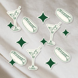Coriandoli Tinis and Weenies / Decorazioni per feste Tinis and Weenies / Decorazioni per feste di compleanno Dirty Martini (75 pezzi)