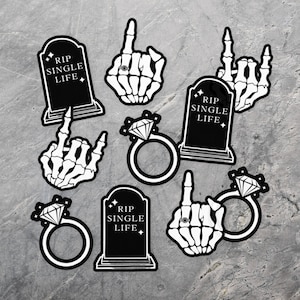 Bride or Die Bachelorette Konfetti | Bis der Tod uns Party Bachelorette Dekorationen | Halloween Junggesellinnenabschied (75 Teile)