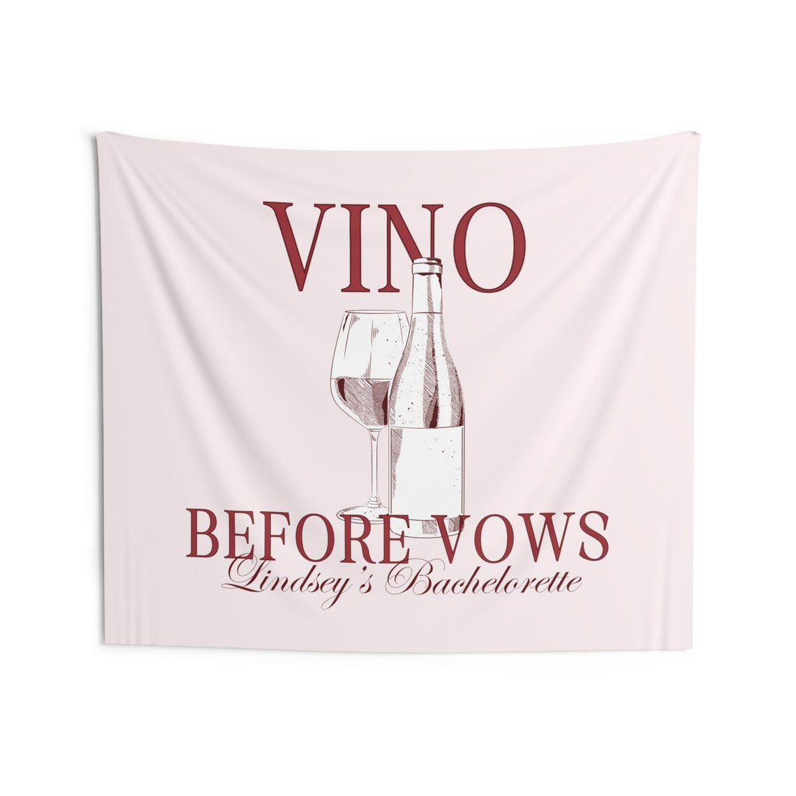 Vino Before Vows Bachelorette Party Banner | Winery Bachelorette ...