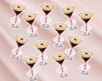 Espresso Martini Confetti | Espresso Martini Birthday Decorations | Love is Brewing Bridal Shower Decorations (68 Pieces)