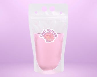 Last Splash Drink Pouches | Last Splash Bachelorette Favors | Mermaid Bachelorette Booze Bags (Sold Individually)