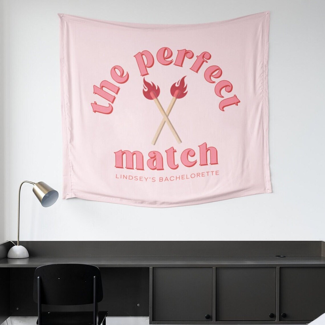 Matchless Banner Perfect Match Bachelorette Party Banner | Perfect Match Bachelorette ...