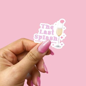 Last Splash Bachelorette Stickers | Last Splash Bachelorette Party Favors | Seashells and Wedding Bells Bachelorette | Seashell Bachelorette