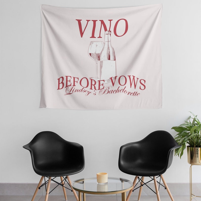 Vino Before Vows Bachelorette Party Banner | Winery Bachelorette ...