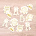 She Found Her Honey Confetti | Honey Bridal Shower Decorations | Honey Theme Bachelorette Decorations (70 Pieces)