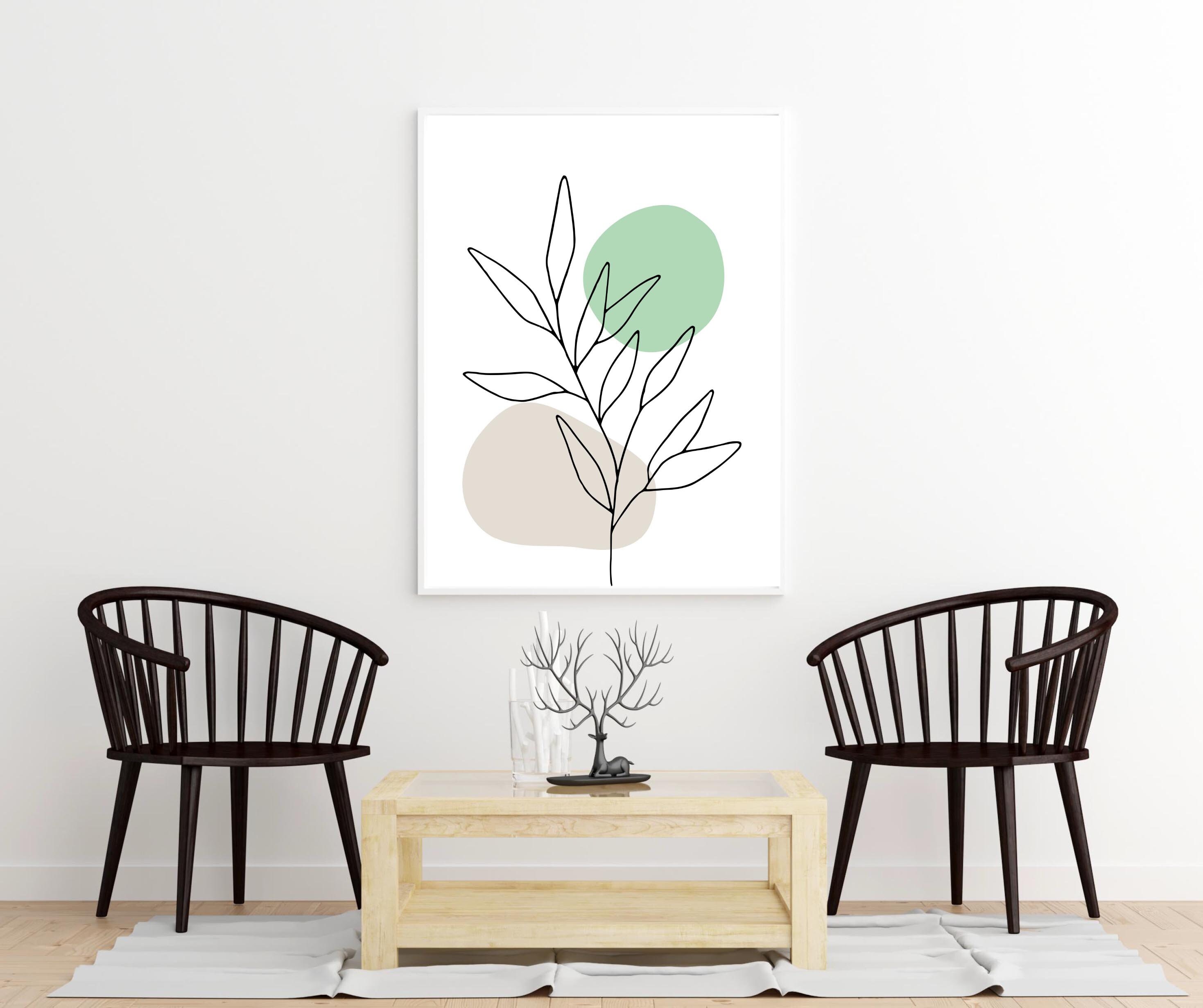 Abstract Wall Art Minimalist Art Wall Decor Digital Print Etsy