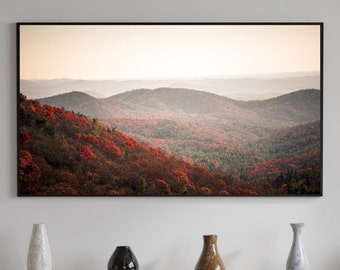 Fall Thanksgiving Frame TV Art Samsung, Fall Leaves Art, Thanksgiving Art, Fall Frame TV Art, Digital Download, Instant Download