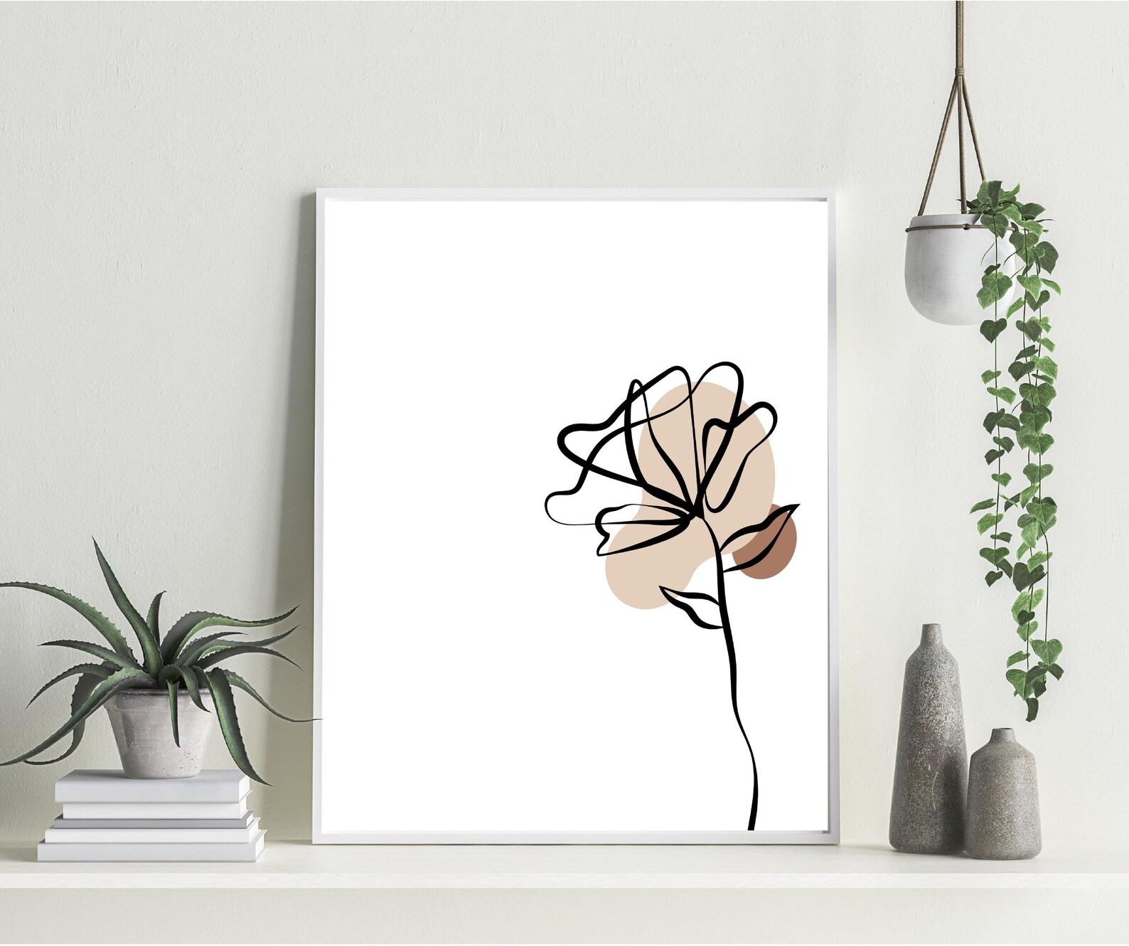 Abstract Wall Art, Minimalist Art, Wall Decor, Digital Print, Boho Art ...