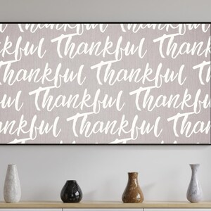 Frame TV Minimal Thanksgiving Art Samsung, Thanksgiving Frame TV Art, Be Thankful Art, Fall Frame TV Art, Digital Download, Instant Download
