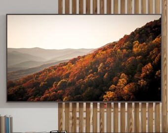 Thanksgiving Fall Frame TV Art Samsung, Fall Leaves Art, Thanksgiving Art, Fall Frame TV Art, Digital Download, Instant Download