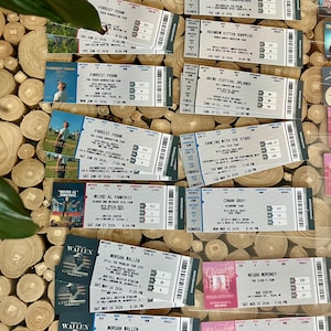 Custom Concert Tickets with Photo, Personalized Concert Tickets, Printed Physical Concert Ticket, Real Concert Ticket Classic Concert Ticket image 5