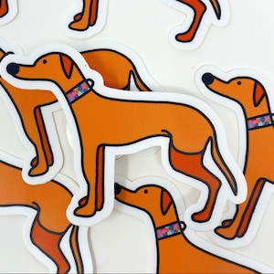 Greyhound Sticker | Kylie the Greyhound