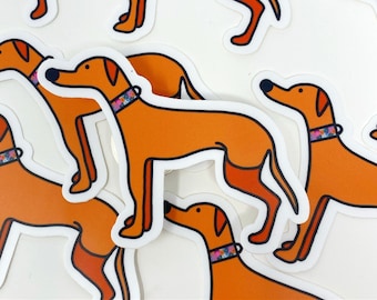 Greyhound Sticker | Kylie the Greyhound