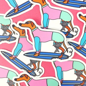 Greyhound Sticker | Surfer Kylie