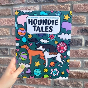 Greyhound Coloring Book | Houndie Tales