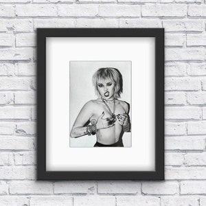 Miley Cyrus Drawing Print