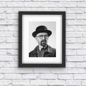 Walter White Drawing Print
