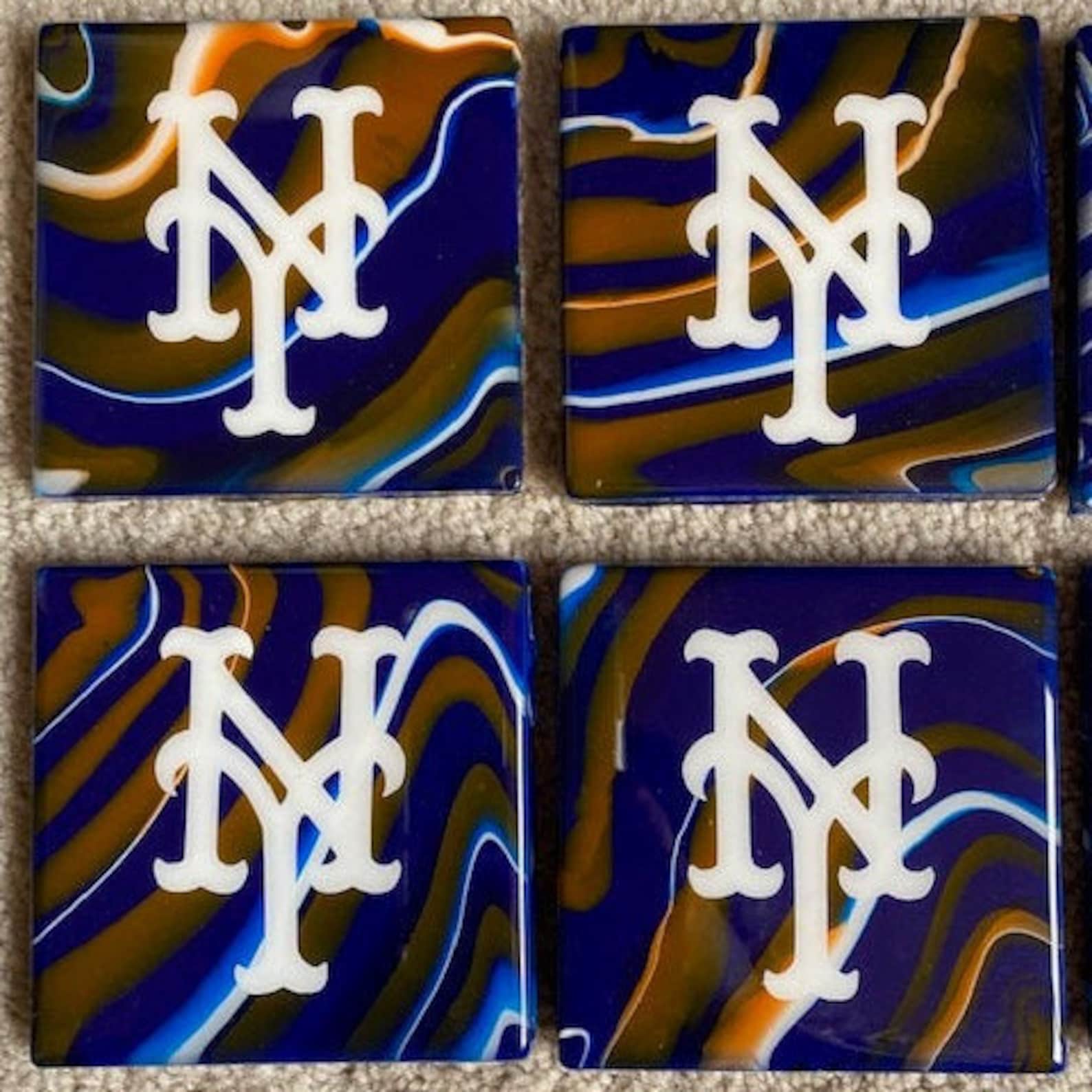 Custom Sports Coasters Set of 4 Etsy