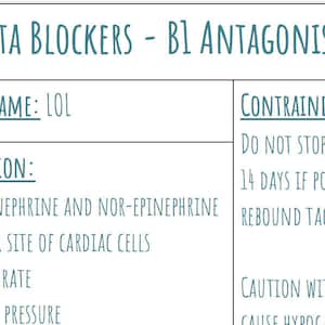 Notas sobre o Beta Bloqueador Pharm