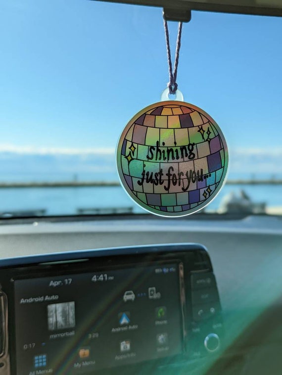  Cute Mirror Charms and Plush Ball Car Accessories for