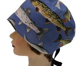 Trout Scrub Cap - Etsy