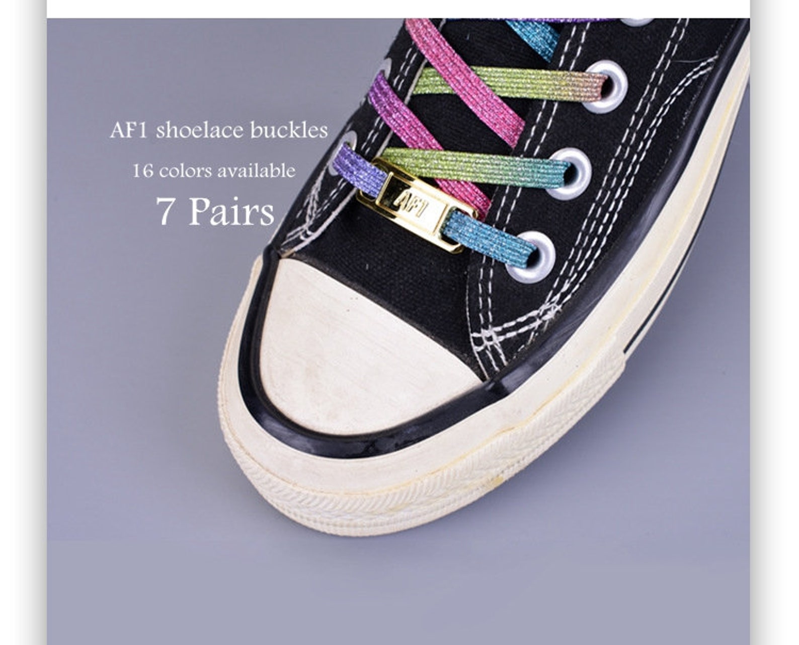 7 Pairs AF1 Shoelace Buckles30MM Metal Buckle Shoelace Etsy