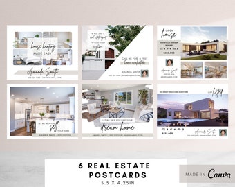 Postales de bienes raíces, postal de agente inmobiliario, introducción de agente, introducción de agente inmobiliario, marketing de agentes inmobiliarios, tarjeta de agricultura de agentes inmobiliarios, postales recién enumeradas