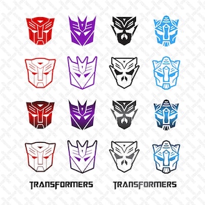 Transformers Vector Logos/Icons (Autobot, Decepticon, Mercenaries, Wreckers) (svg, png, pdf)