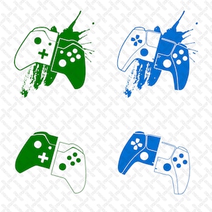 XBox/Playstation Controller Art - Digital File (PNG, SVG, and PDF)