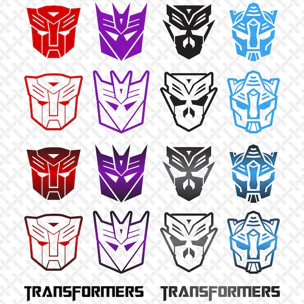 Transformers Vector Logos/Icons (Autobot, Decepticon, Mercenaries, Wreckers) (ai, svg, eps, pdf)