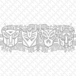 Transformers Computer Circuit Board - Digital File (PNG, SVG, and PDF)