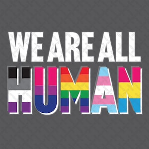 We Are All Human (ai, pdf, eps, svg, png)