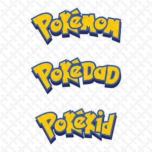 PokeFamily - Digital File (PNG, SVG, and PDF)