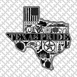 Texas Pride (ai, svg, eps, pdf, png)