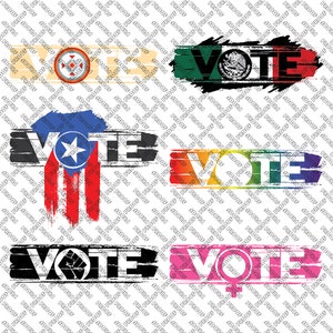 VOTE YOUR RIGHTS!!! (ai, svg, eps, pdf, png)