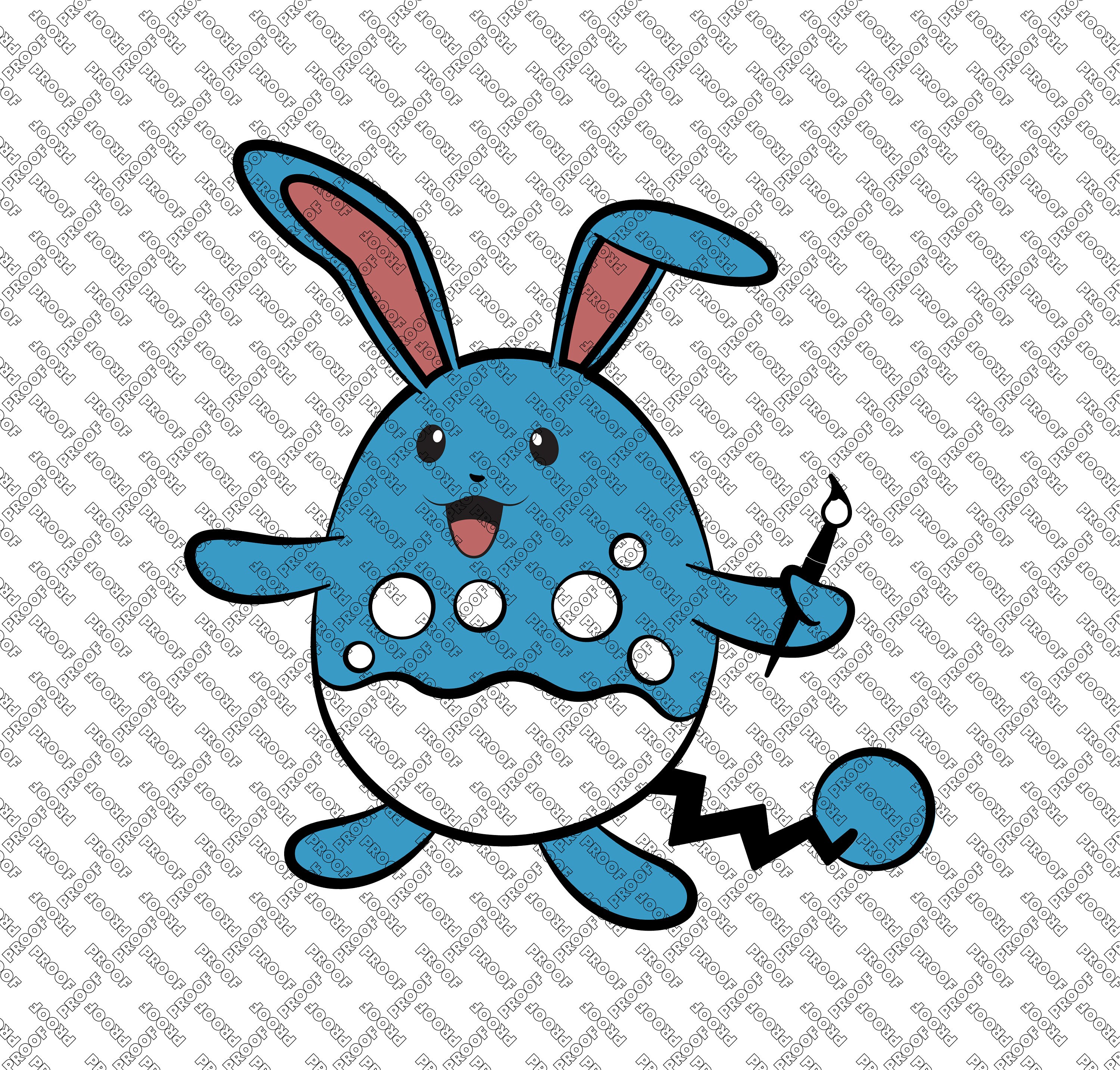 Download Azumarill Pokemon Ai Pdf Svg Png