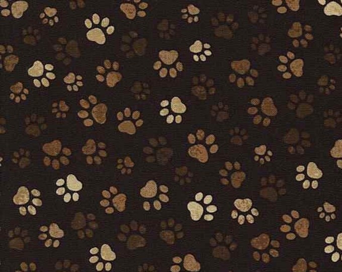 Dog Paw Print Fabric by Timeless Treasures 100 Cotton Fabric by the