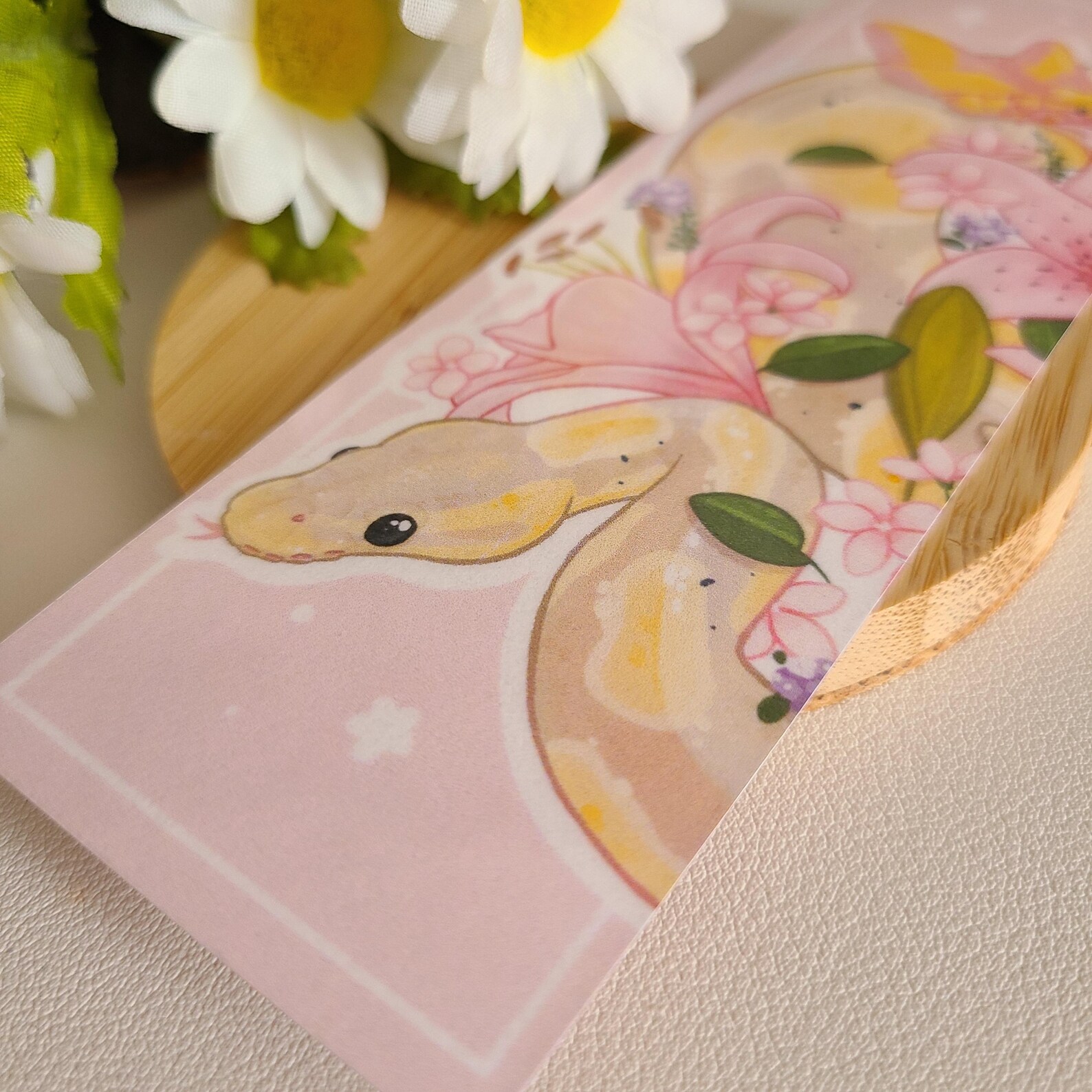 Ball Python Bookmark | Laminated | Reptile Bookmark | Cute Bookmark ...