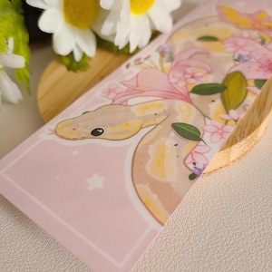 Ball Python Bookmark | Laminated | Reptile Bookmark | Cute Bookmark ...