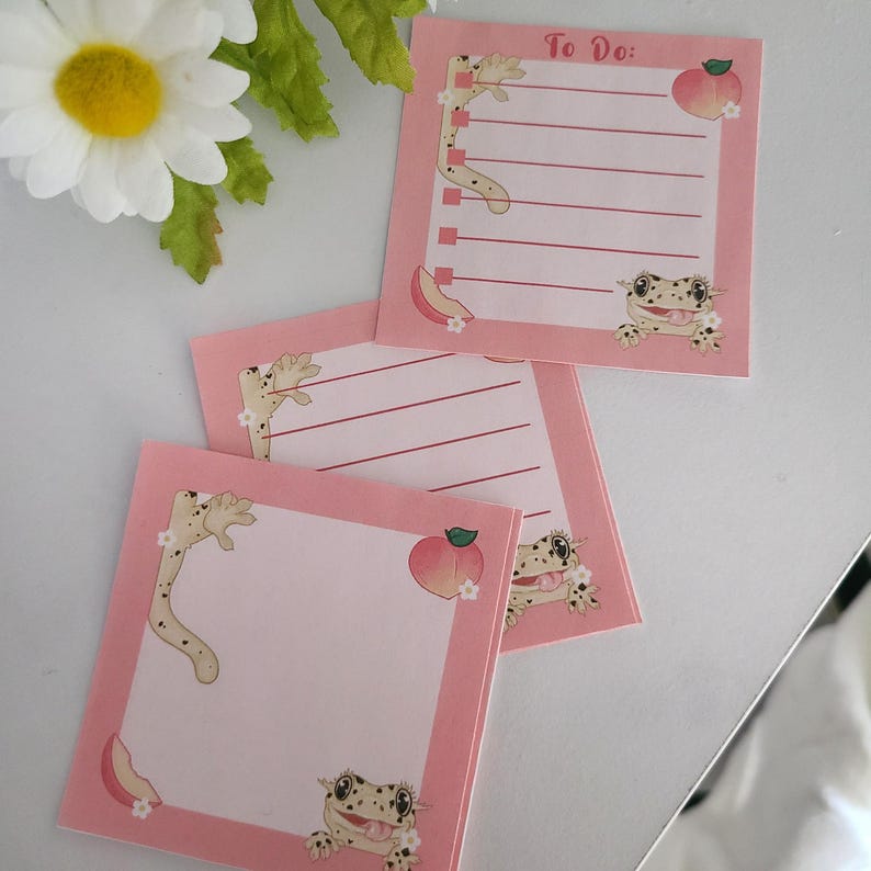 Crested Gecko Digital Download Memo Sheets | Reptiles | Memo Pad ...