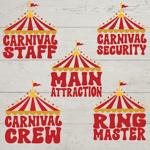 Carnival Birthday Bundle Svg Png, Carnival Theme Birthday Svg, Circus Birthday Shirt, Birthday outfit, Matching Family Carnival Birthday Png