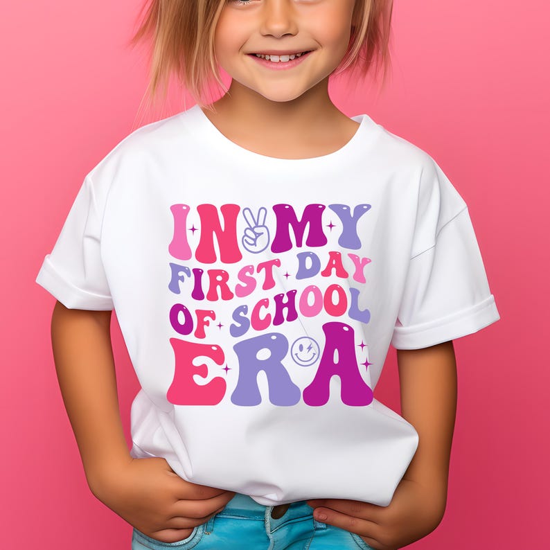 In My First Day of School Era Svg Png, Elementary School Gift, Back to ...