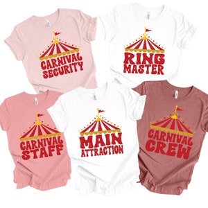 Carnival Birthday Bundle Shirt, Carnival Theme Birthday T-shirt Circus Birthday Shirt,Birthday outfit, Matching Family Carnival Birthday Tee